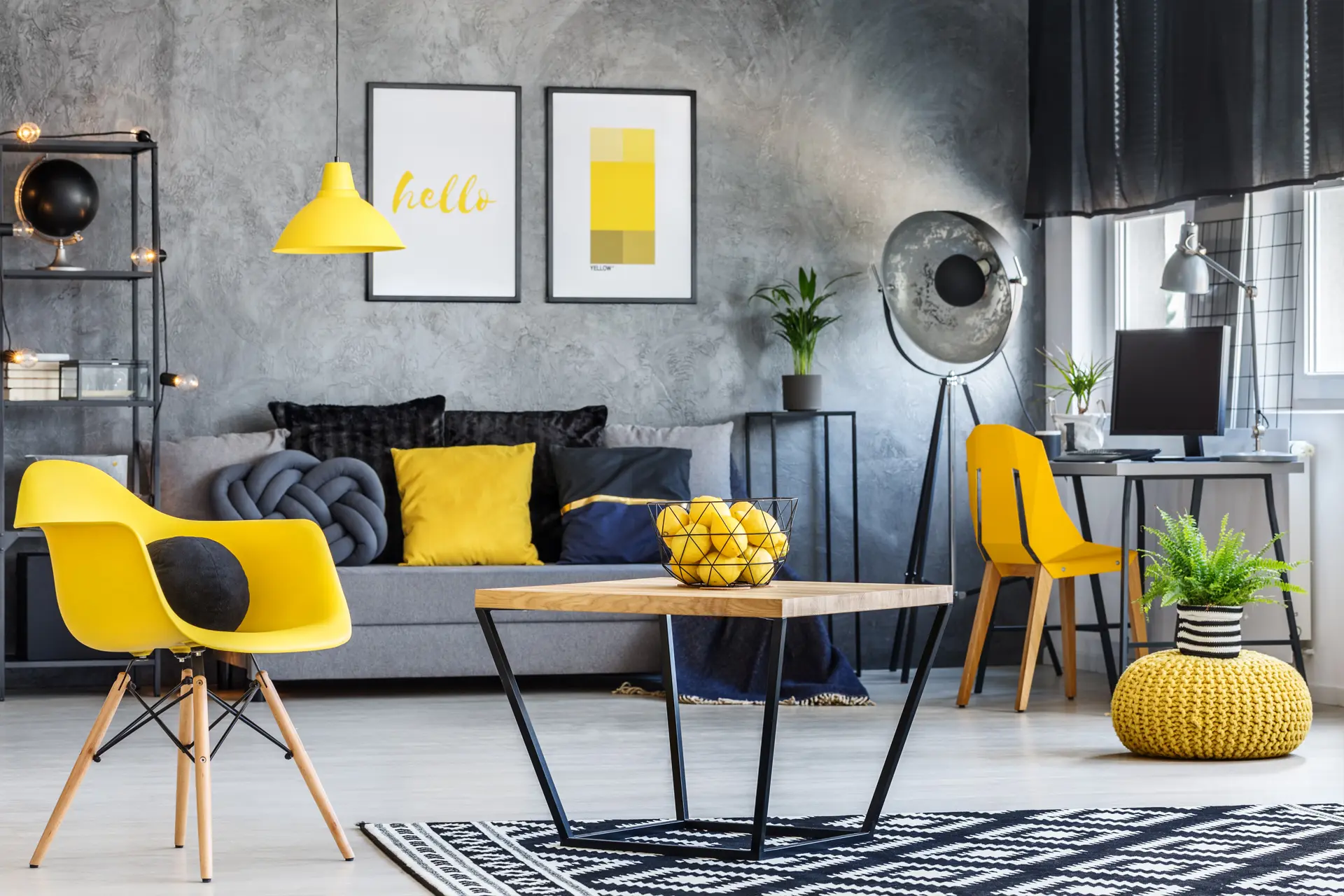 Rénovation d'intérieur à Lyon avec salon familial lumineux