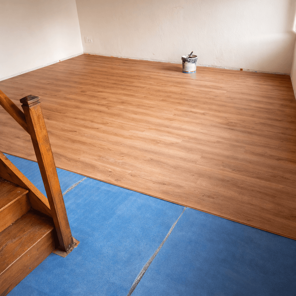 Pose parquet stratifié à Saint-Laurent-de-Mure — Avant/Après - Image 3