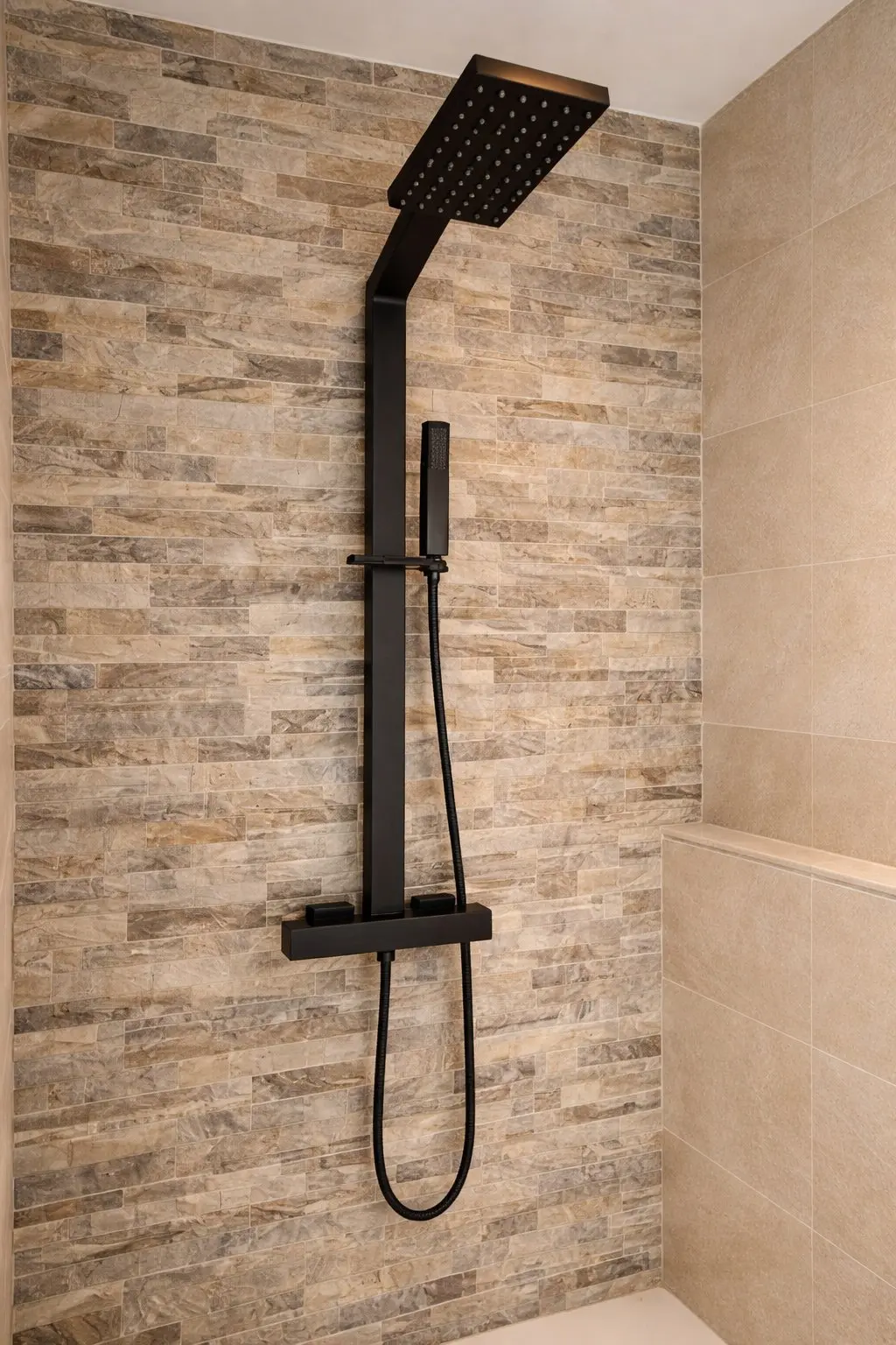 Rénovation salle de bain moderne à Lyon — Papier peint tropical & design haut de gamme - Image 2