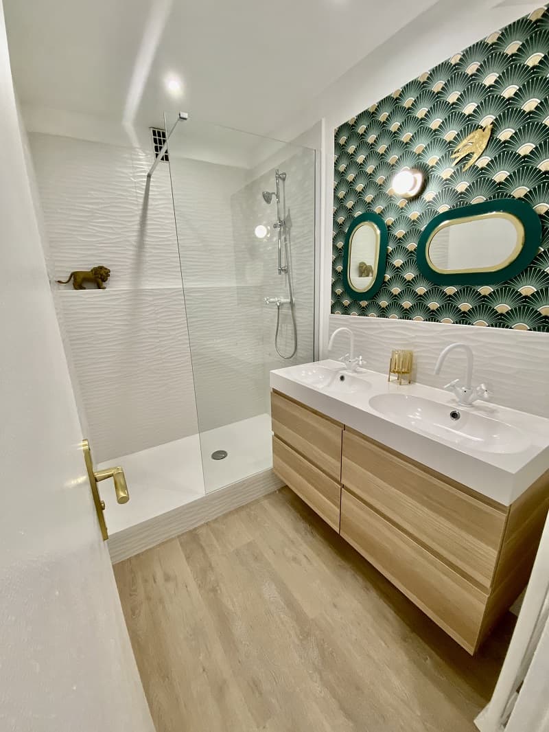 Salle de Bain Élégante — rénovation à Lyon